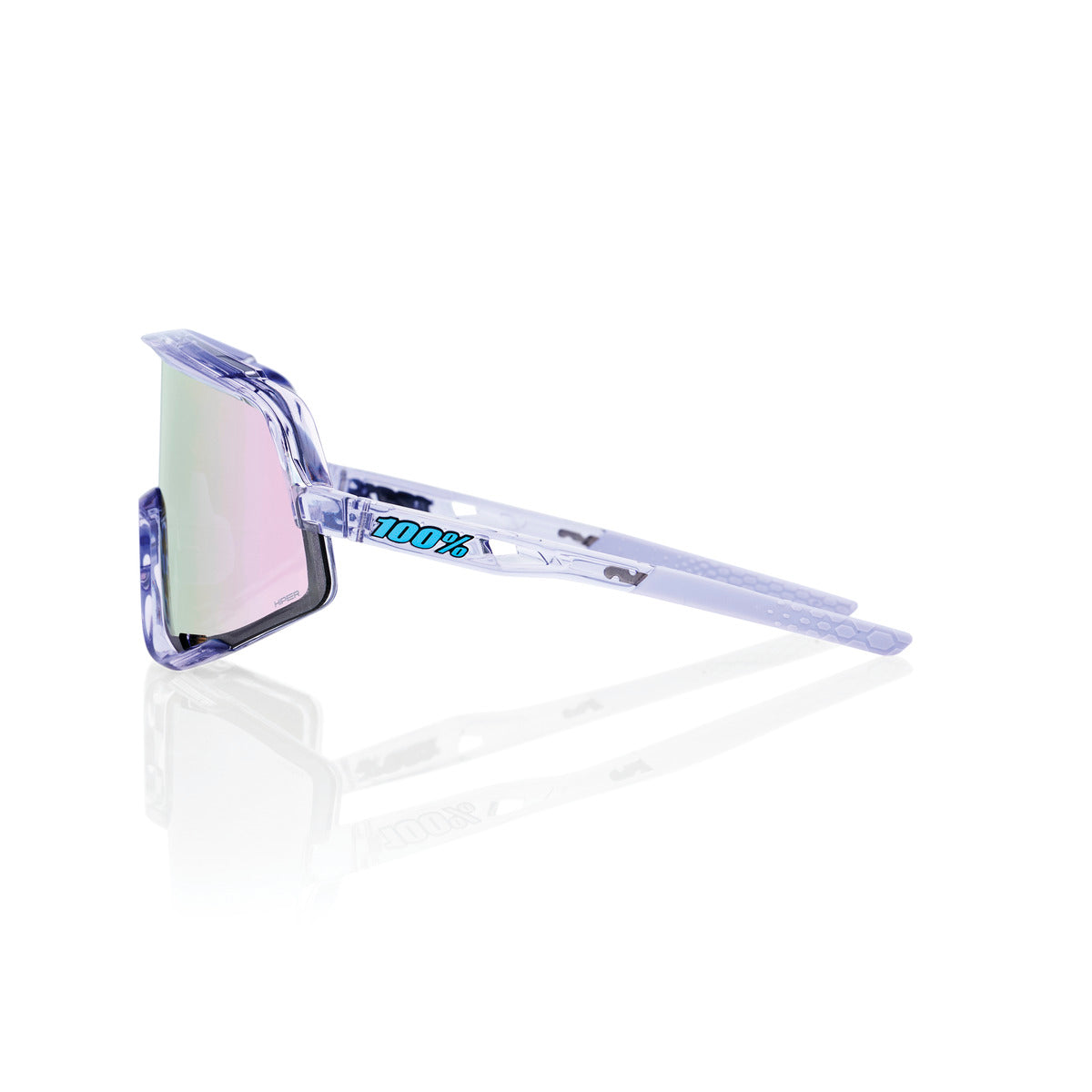 GLENDALE - Polished Translucent Lavender - HiPER Lavender Mirror Lens